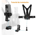 SOPORTE PARA CELULAR ARNES DE PECHO foto 5