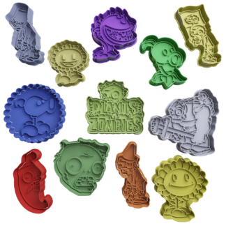 Set Planta VS Zombies Cortador de Galletas