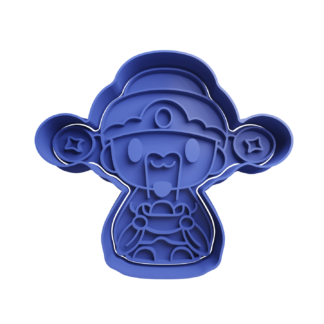 Caishen Dios de la Riqueza Chino Cortador de Galletas