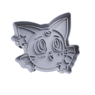Gata Luna Sailor Moon Cortador de Galletas