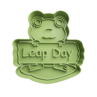 Sapito Happy Leap Day Cortador de Galletas