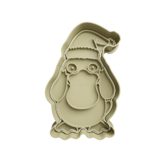 Psyduck con Sombrero de Papa Noel Cortador de Galletas