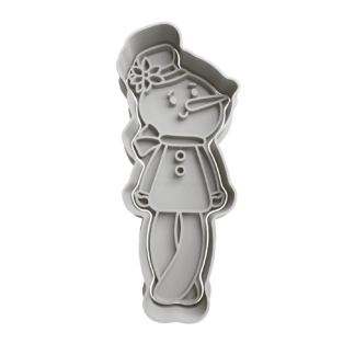Muñeco de Nieve Cortador de Galletas
