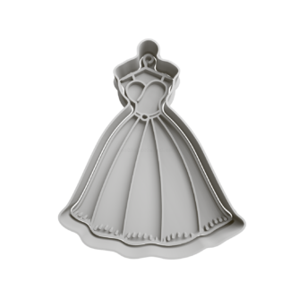 Vestido de novia Cortador de Galletas
