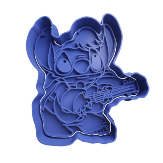 Stitch Elvis Presley Cortador de Galletas