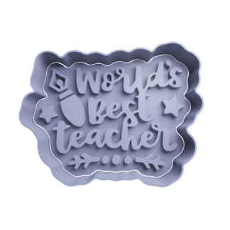 World’s best teacher Cortador de Galletas