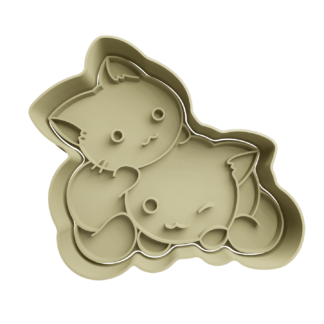 Gatitos Lindos Cortador de Galletas
