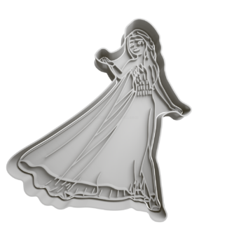 Elsa Frozen Cortador de Galletas