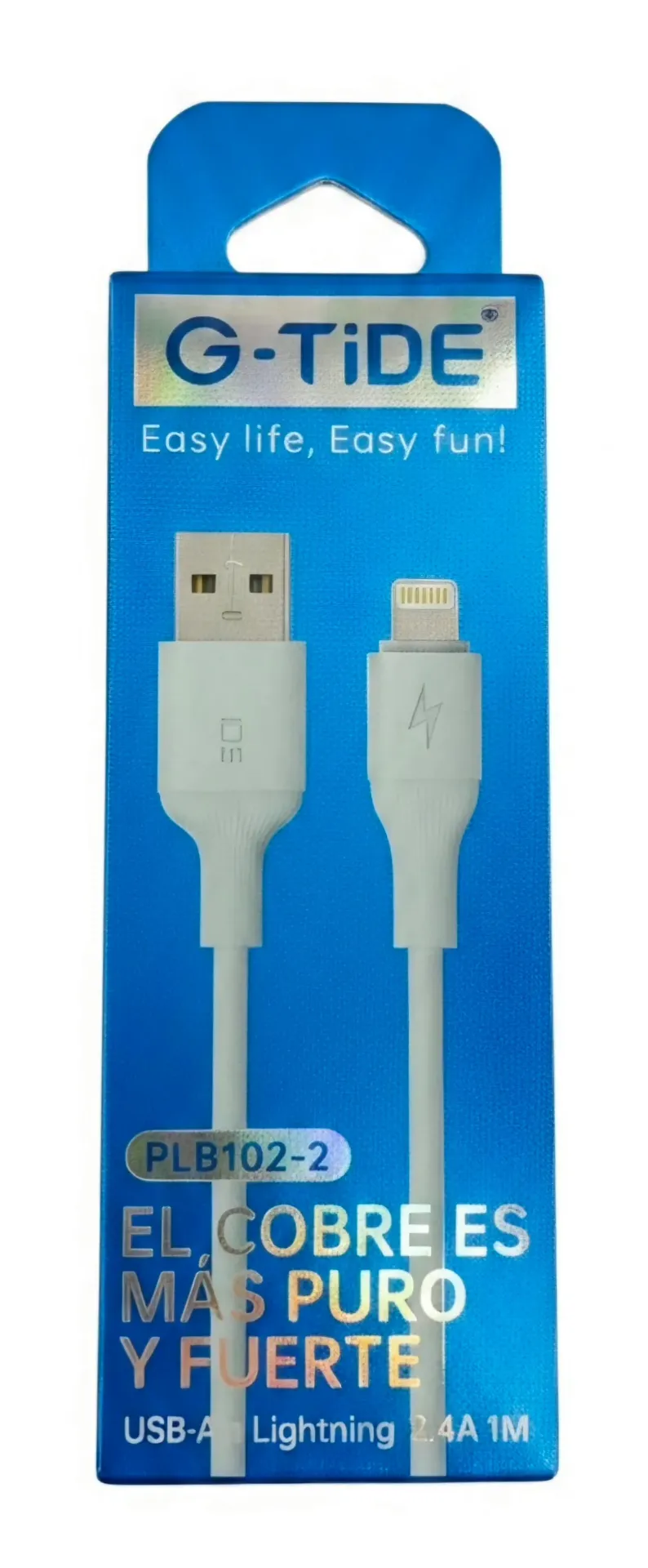 CABLE USB A LIGHTNING (PLB102-2)